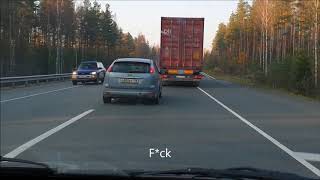 preview picture of video 'Russian traffic: St. Petersburg - Vyborg - Sine's Car Vlog #11'