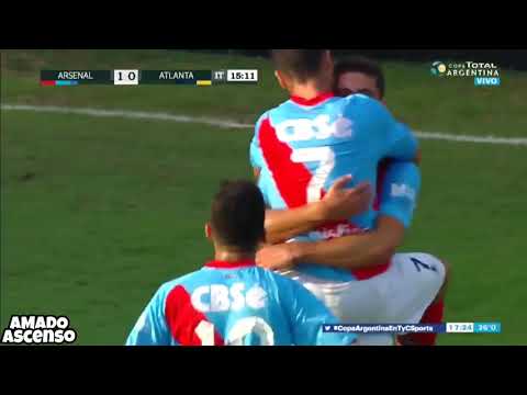 Copa Argentina : ARSENAL 2 - 0 ATLANTA (Los Goles)