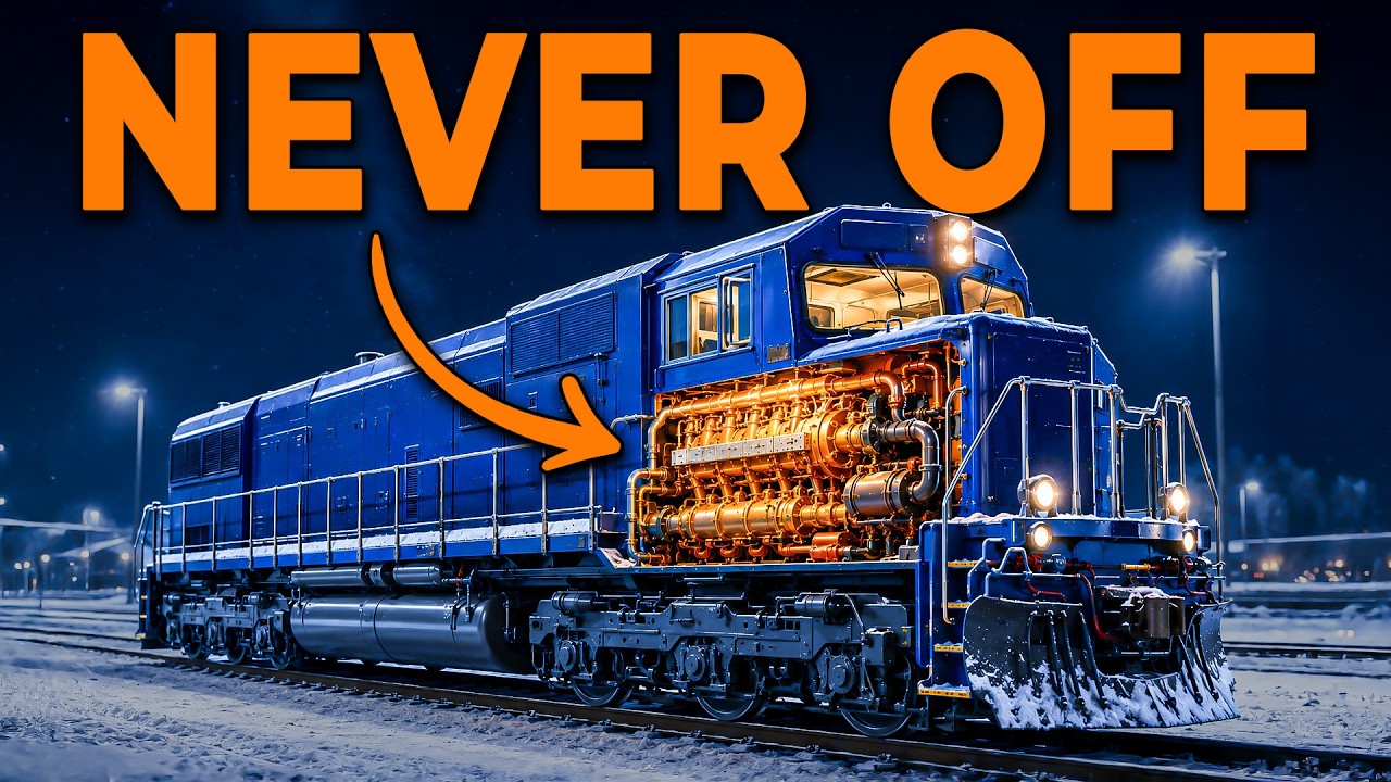 Why Diesel Locomotives Never Turn Off