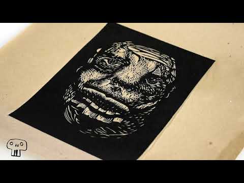 Estudio Calavera / Carlos Herrera / Proceso de impresión en linóleo