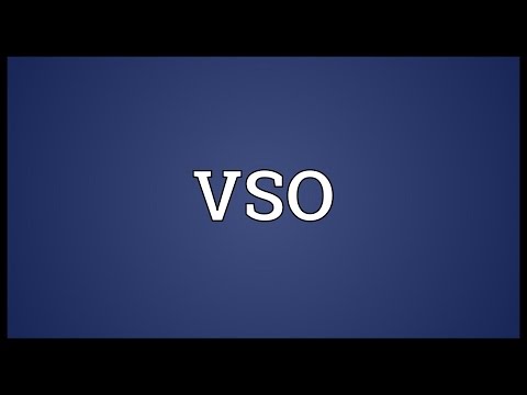 VSO Meaning