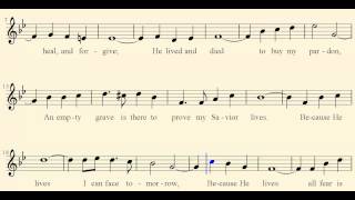 Because He Lives - Church Song Gospel Hymn - MIDI Church Songs