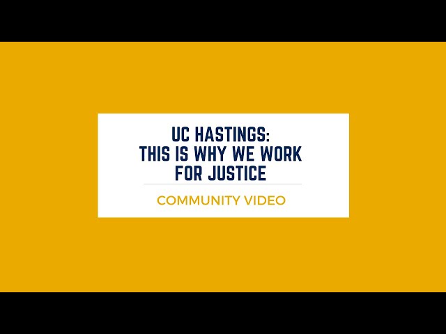 University of California, Hastings College of the Law video #1