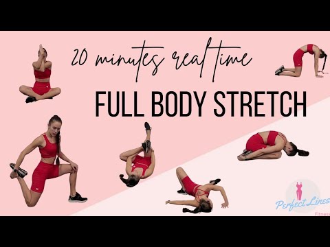 Real Time Full Body Post Workout Stretching Routine