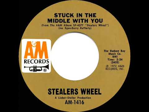 1973 HITS ARCHIVE: Stuck In The Middle With You - Stealers Wheel (mono 45)