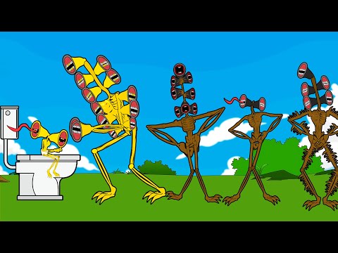 Siren Head Gold, Siren Head Baby In WC - Roblox Piggy Animation - GV Studio