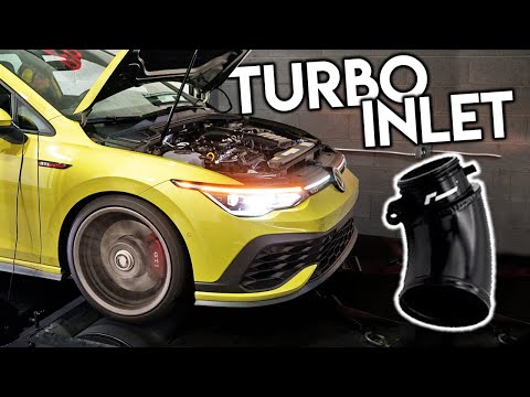 MK8 GTI / Golf R Turbo Inlet Pipe Dyno Test & DIY