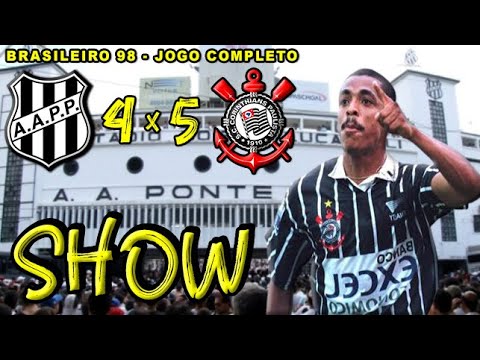 Corinthians 5 x 4 Ponte Preta Campeonato Brasileiro1998 Jogo completo
