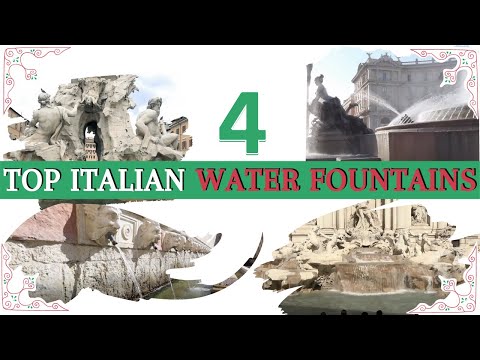 As 4 principais fontes de água italianas (a maioria está em Roma)🧐