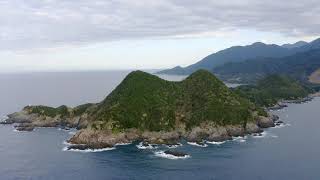 屋久島　日本百名山の空撮動画