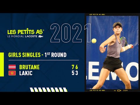 Les Petits As 2021 | Girls 1st Round | Elizabete Brutane vs. Iva Lakic