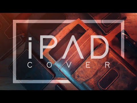 Making an iPad Cover from Leather - Handmade Leathercraft Process // SOUNDS OF THE CRAFT