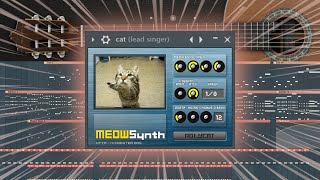 Cover art for meowsynth bossa nova was a mistake