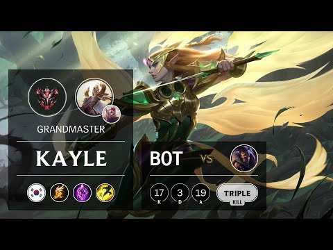 Kayle Bot vs Draven - KR Grandmaster Patch 9.22