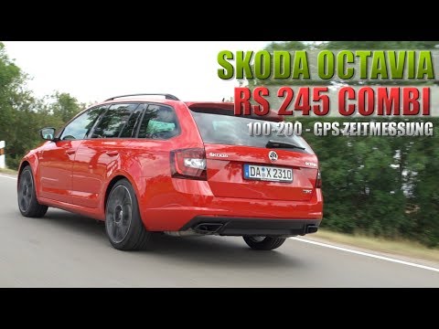 Skoda Octavia RS245 Combi - Beschleunigung 100-200km/h | Zeitenmessen |  Acceleration