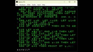 Input Magazine Issue1 MachineCode UDG : ZXSpectrum Tank