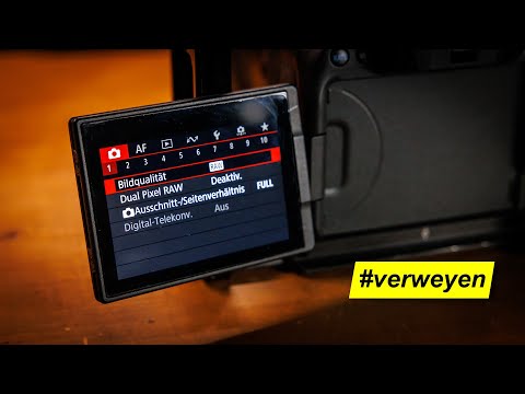 Canon EOS R6 Mark II -  Aufnahmemenus [Einstellungen Schritt für Schritt]