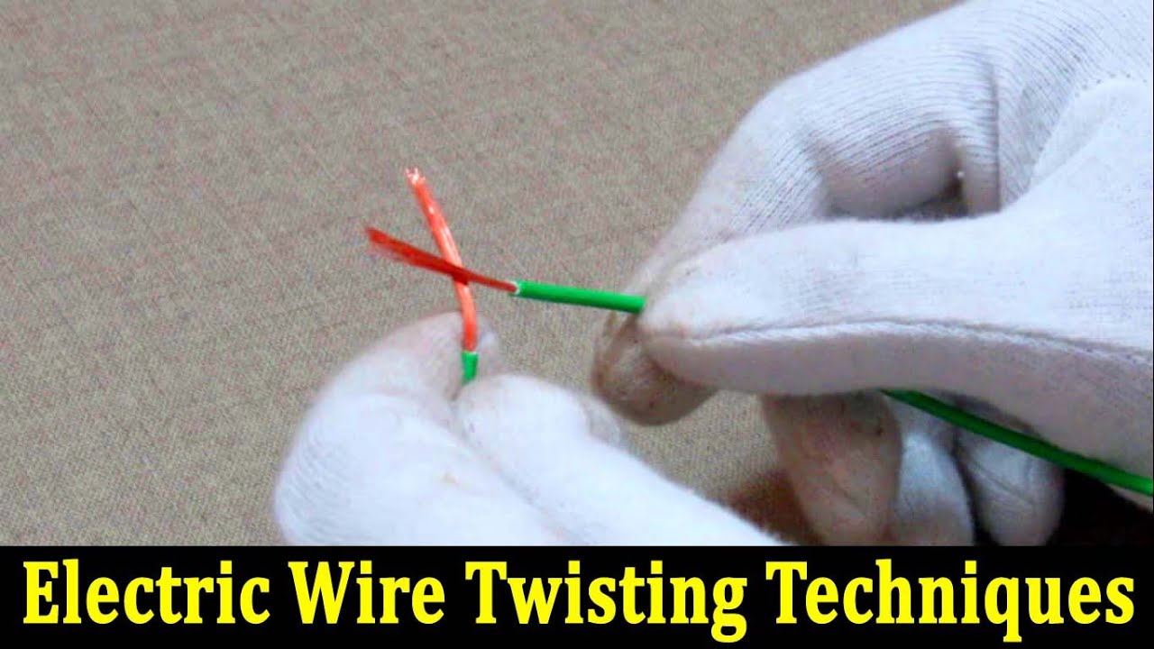 Basic Electric Wire Twisting Techniques || Quick Wire Joint Techniques!