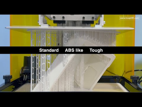 Standard, ABS-like, and Tough 3D printing resins