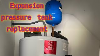 How to replace a expansion pressure tank on water heater