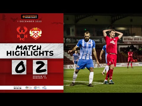 Match Highlights: Harriers 0-2 Kettering Town 01/12/20