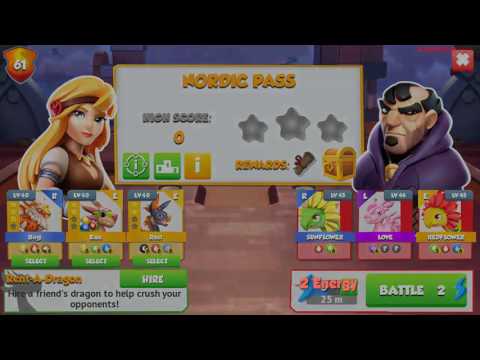 DRAGON MANIA LEGENDS - WON THE LEVEL 61 ON HEROIC MODE