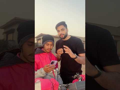 Testing the new realme C85 Pro with a Foodpanda rider today 📱