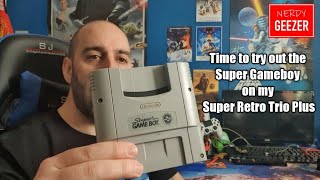 Time to try out the Super Gameboy on my Super Retro Trio Plus