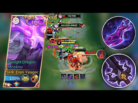 Moskov Scary Damage + Unlimited Lifesteal 🔥 | Moskov Best Build 2022 | Mobile Legends