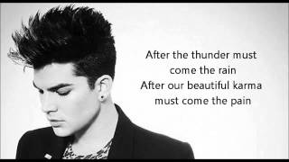 By The Rules   Adam Lambert LYRICS   YouTube