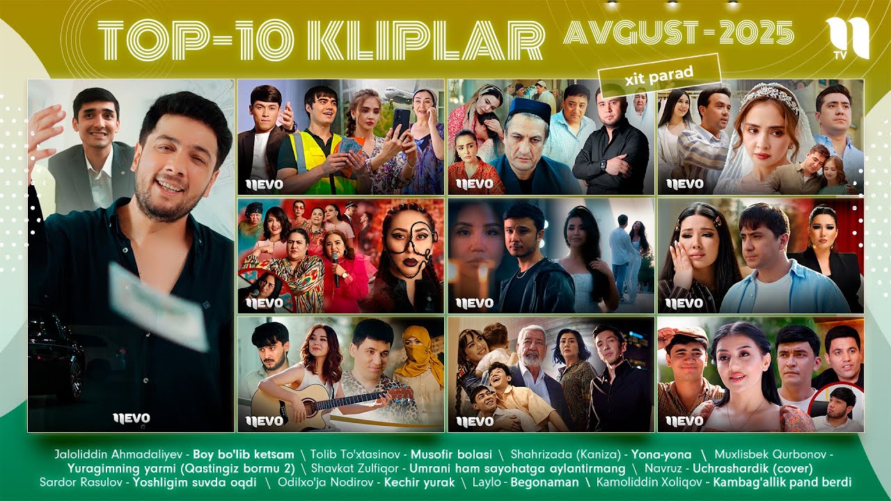 TOP-10 Cliplar Avgust-2025