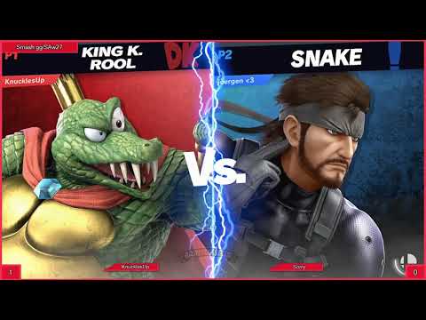 Smash Academy 27 WR3 Bo3 KnucklesUp King K Rool vs Sorry Snake