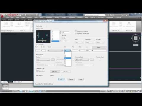 RC Demo - Placing a Schedule on the Drawing