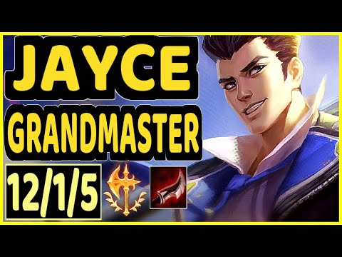 YOPPA (JAYCE) - 12/1/5 KDA TOP GAMEPLAY - EUW Ranked GRANDMASTER