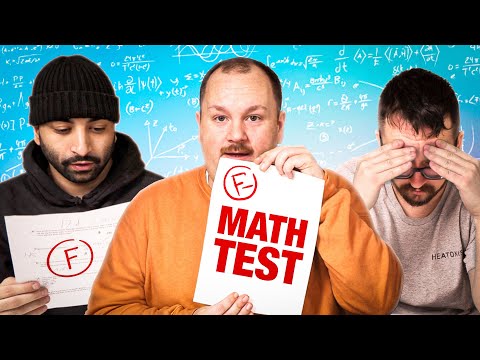 Grown Men Take An 8th Grade Math Test!
