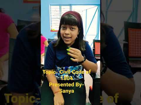 Quick Revision Of Civil Code of 1804