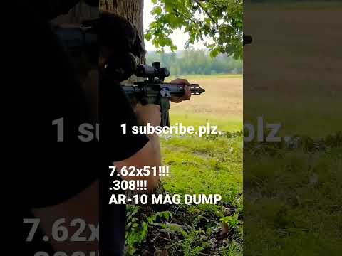 AR-10 MAG DUMP!!!🔥🔥🔥 Huge Fireballs!!! (.308 / 7.62x51) #fireball #machinegun #palmettostatearmory #