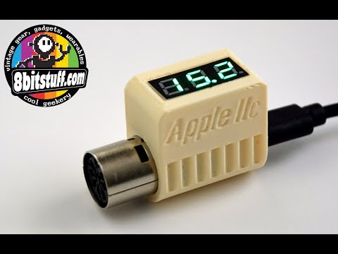 Transform your Apple IIc experience with this sleek USB-C power supply replacement!