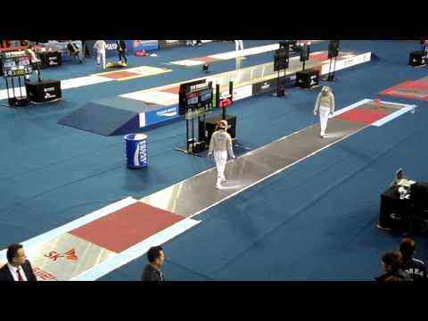 15.03.29 T64 GAVRILOVA Yuliya(RUS) vs CHOI Sooyeon(KOR) - Seoul Fencing MS/WS GP. by KJ
