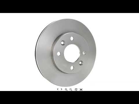 Тормозной диск передний Renault Kangoo / Clio / Megane / Symbol 7701204286 / 8671000085 Производитель Bosch - фото 1 - id-p1789764152