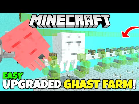 EASY GHAST FARM Tutorial! Easy Gunpowder Farm! Minecraft Bedrock | MCPE Xbox PC Ps5 Switch