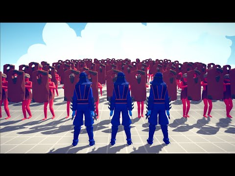 3x SENSEI vs 100x PROTECTOR - Totally Accurate Battle Simulator