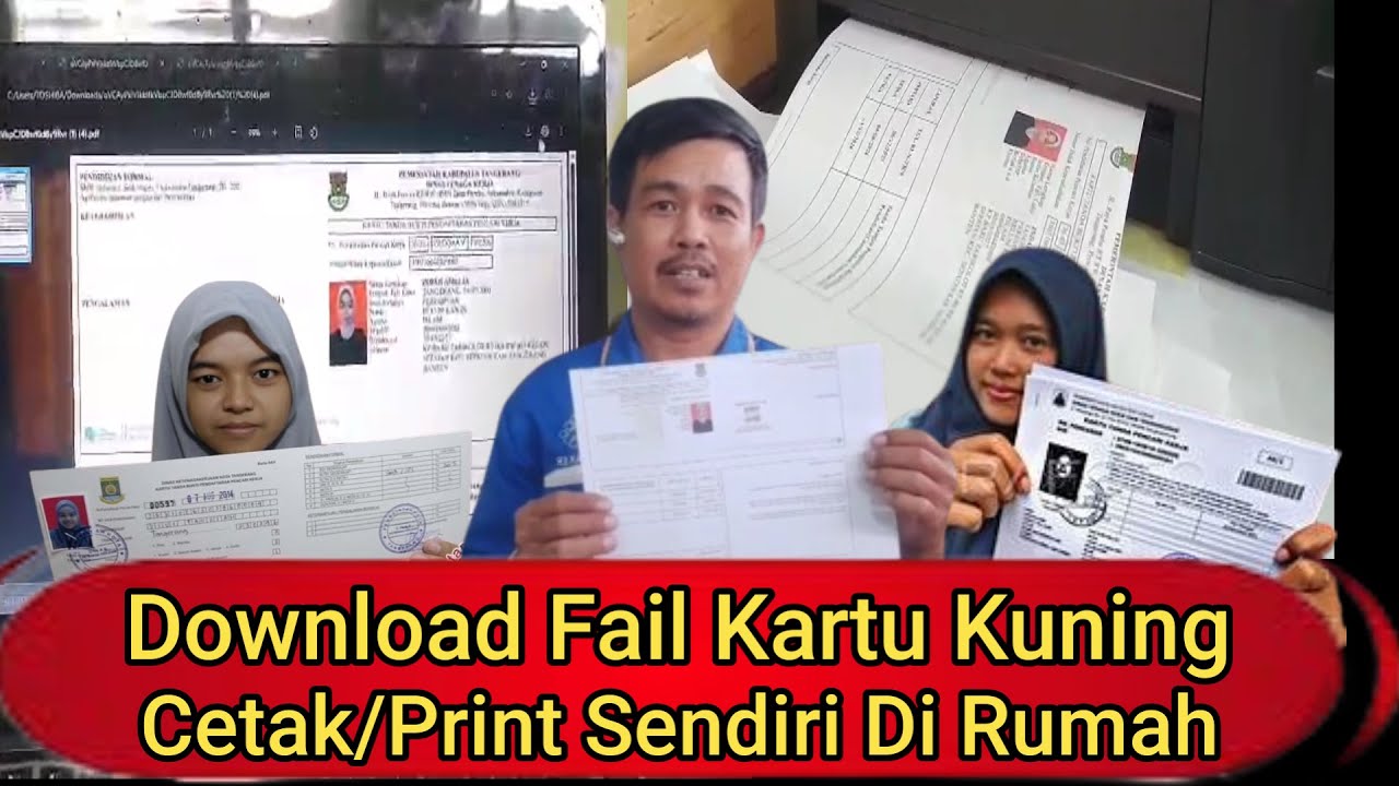 Tutorial Cara Download Fail Dokumen Kartu Kuning Ak1 Print Secara Mandiri Bisa Dirumah
