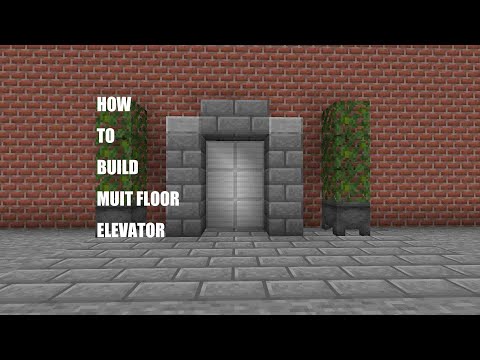 Fever - How To Build A Realistic Multi-Floor Elevator[Minecraft Java 1.18+]