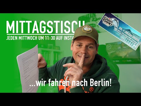 🤙Messe Berlin Brandenburg | jetzt beißt es | Riesenkoi | Mittagstisch #82