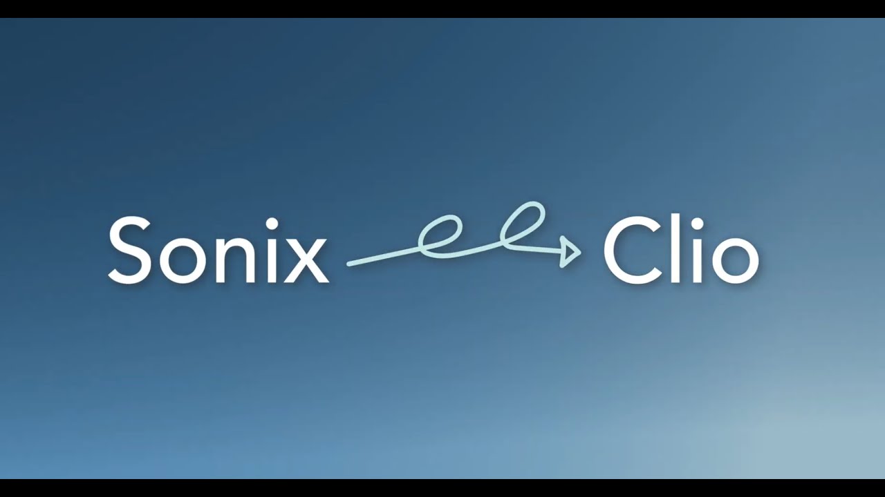 Sonix / Clio integration tutorial | The Most Accurate Legal AI Transcription video thumbnail