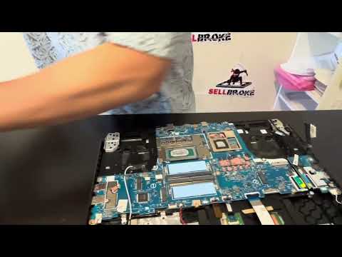 Acer Nitro AN515 58 Laptop. DIY take apart. Fix, repair upgrade: memory SSD Motherboard LCD Battery