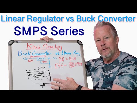 Buck Converter vs Linear Regulator  SMP #1 Series #buckconverter #SMPS #linearvsbuckconverter