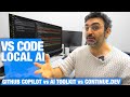 VS Code With FREE Local AI GitHub Copilot Vs Continue Dev REVIEW Setup Guide