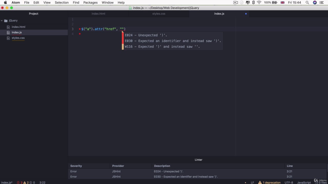143 Manipulating Attributes with jQuery